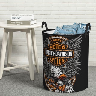 ตะกร้าซักผ้า Harley Davidson สําหรับเก็บเสื้อผ้าใช้แล้ว