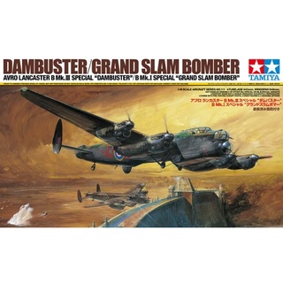 พลาสติก โมเดล ประกอบ TAMIYA สเกล 1/48 Dambuster/Grand Slam Bomber Avro Lancaster B Mk.III Special "DAMBUSTER" (61111)