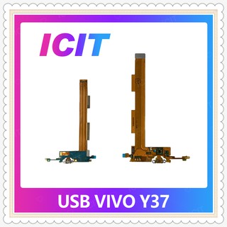 USB VIVO Y37  อะไหล่สายแพรตูดชาร์จ แพรก้นชาร์จ Charging Connector Port Flex Cable（ได้1ชิ้นค่ะ) ICIT-Display