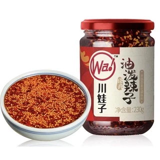 น้ำพริกเสฉวน พริกน้ำมัน พริกปรุงรส(川娃子、油泼辣子) ขนาด 230g พร้อมส่ง ซอสพริก พริกเสฉวน เครื่องปรุงรส พริก