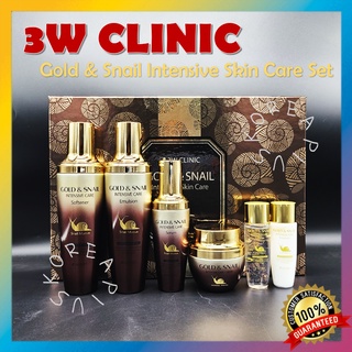 [3W Clinic] ชุดผลิตภัณฑ์ดูแลผิว สีทอง และหอยทาก