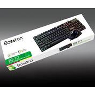 BOSSTON 8310 คีย์บอร์ด USB และชุดเมาส์104