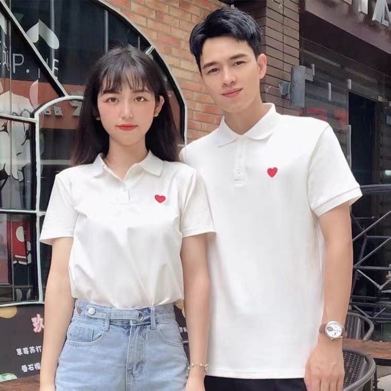MYSTIQUE.ID - COUPLE CLOTHES, WANGKI POLO LOVE เสื้อยืด, น่ารักและ AESTHETIC