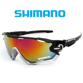 Shimano แว่นตากันแดดแว่นตาขี่จักรยาน Mtb แว่นกันแดดแว่นกันแดดสําหรับขี่จักรยานตกปลาเดินป่าขับรถ