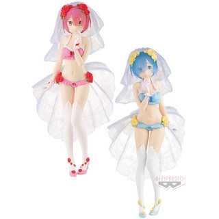 Re:Zero kara Hajimeru Isekai Seikatsu - Ram/Rem - EXQ Figure (Banpresto)