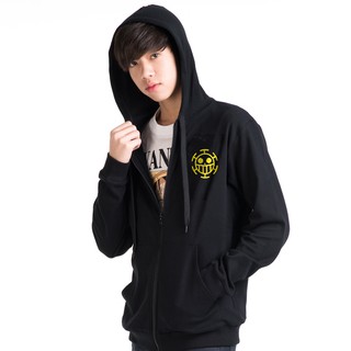 Dextreme เสื้อแจ็คเก็ตวันพีซ (DOP-495) Jacket Onepiece ลาย ลอว์ Law สีดำ