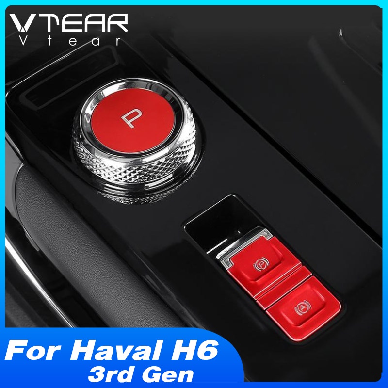 สติกเกอร์สเตนเลส ป้องกันปุ่มด้านในรถยนต์ สําหรับ Haval H6 / H6 PHEV / ORA GOOD CAT / Funky Cat / Cat
