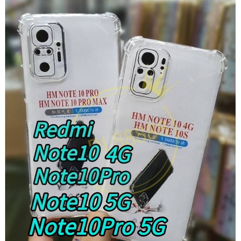 พร้อมส่งใน เคสใสกันกระแทกคลุมกล้อง For​ Redmi Note10 / Redmi Note 10 Pro / Redmi Note10Pro / Redmi Note10s