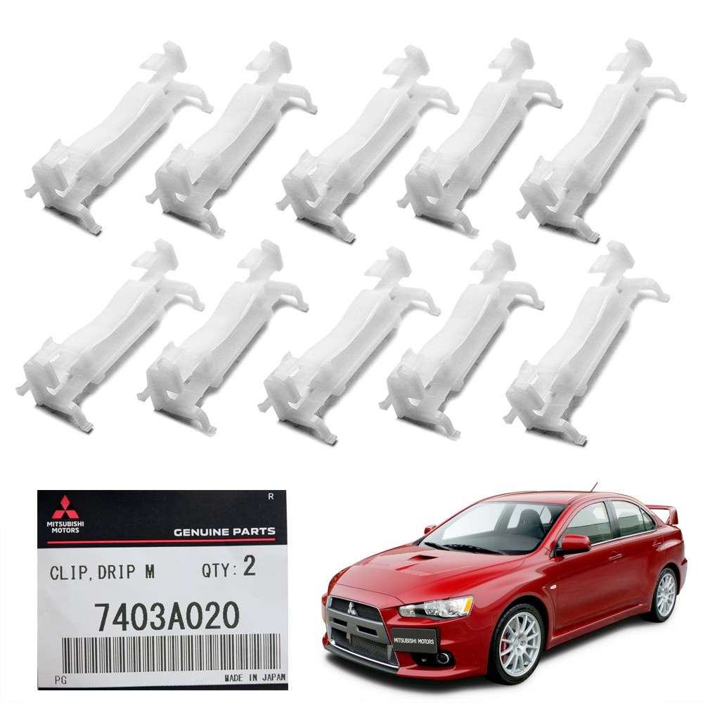 ก ปหล งคา ก บพลาสต กย ดค วหล งคา ของแท 10ช น ส ขาว สำหร บ Mitsubishi Lancer Evolution Cs3 Cs5 Cs9 ป 04 14 Shopee Thailand