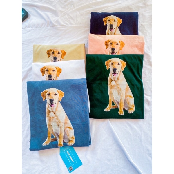 เสื้อยืดลายหมา again & again