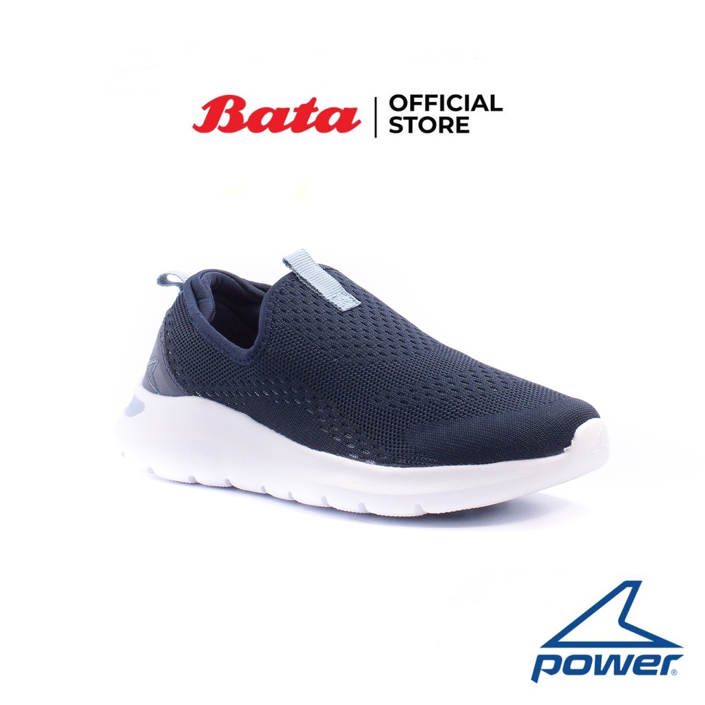 Bata บาจา ยี่ห้อ Power รองเท้าผ้าใบออกกำลังกาย สลิปออน แบบสวมใส่ง่าย รองรับน้ำหนักเท้า สำหรับผู้หญิง รุ่น Nx-Walk Lori สีน้ำเงินเข้ม 5189933