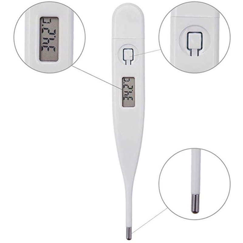 พร้อมส่ง!! เครื่องวัดออกซิเจนปลายนิ้ว LK-87 พร้อมถ่าน ปรอทวัดไข้ดิจิตอล Fingertip Pulse Oximeter - รูปที่ 4