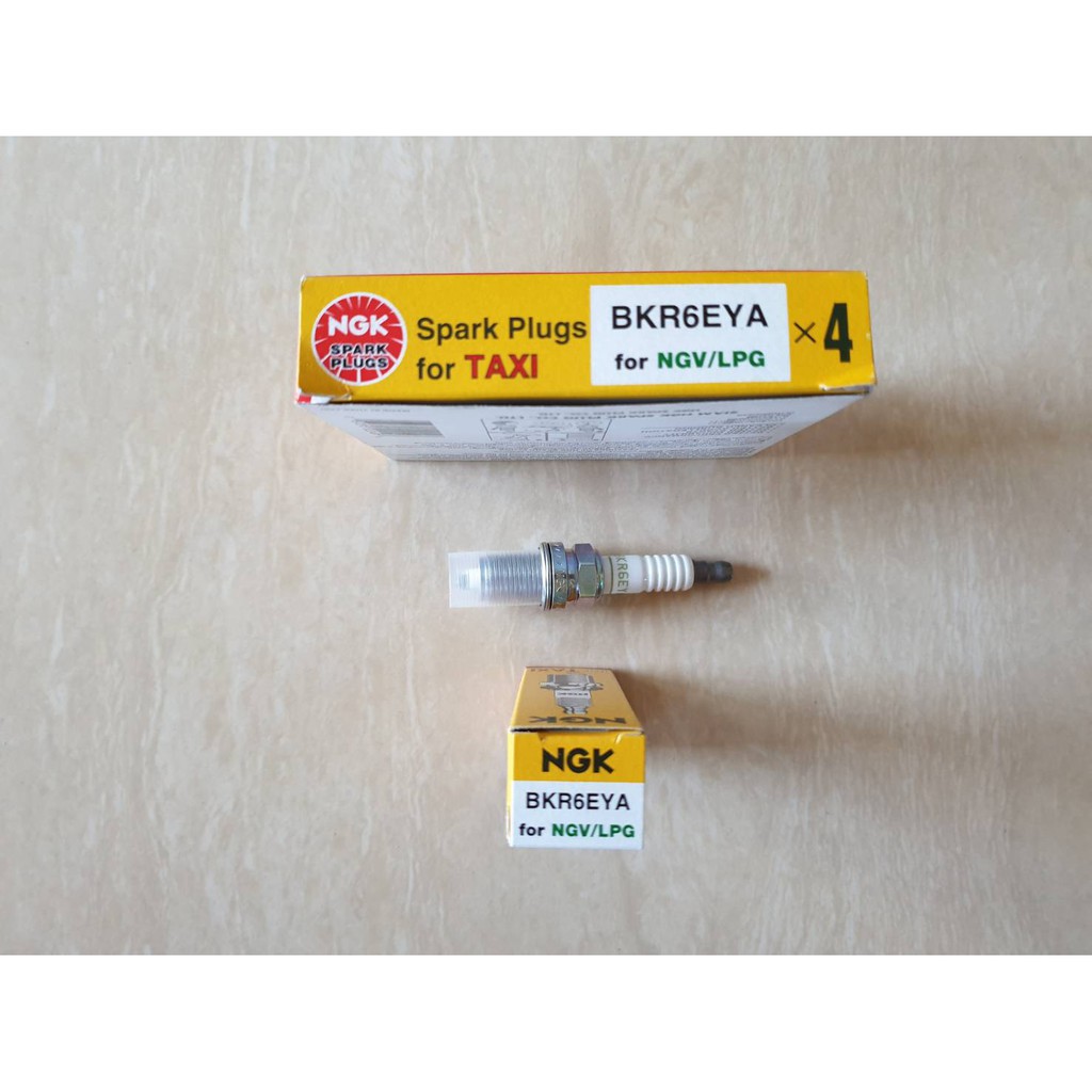 หัวเทียน TAXI NGV LPG #BKR6EYA NGK แท้ ตัวล่ะ 65 บาท