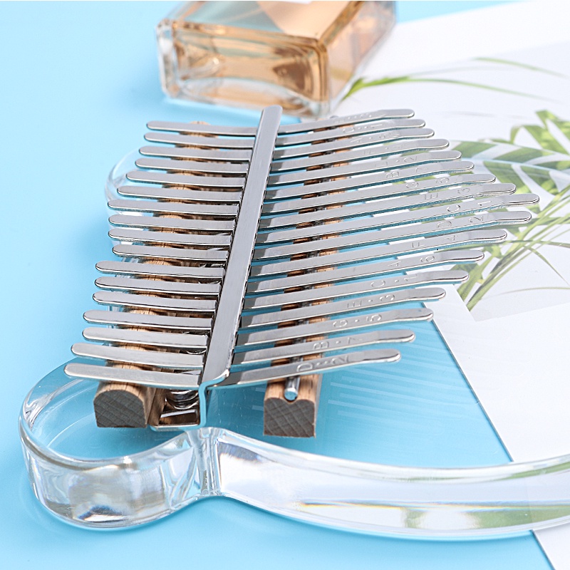 ส่งไวจากไทย✨คาลิมบ้า เครื่องดนตรีKalimba แบบพกพา Kalimba นิ้วหัวแม่มือเปียโน 17 นิ้วที่สำคัญเปียโน พร้อมกล่อง เครื่องดนต - รูปที่ 5