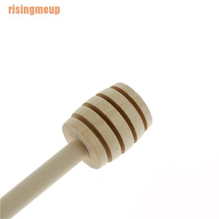 Risingmeup ~ เครื่องมือช้อนไม้ ด้ามจับยาว สําหรับผสมน้ําผึ้ง ห้องครัว