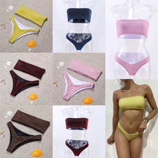 บิกินี่ ชุดว่ายน้ำ Wink Wink Bikini เกาะอก มี5สี