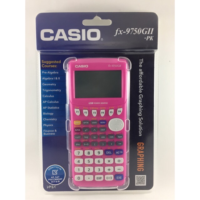 Casio fx-9750GII PK เครื่องคิดเลขคาสิโอ ของใหม่ ของแท้