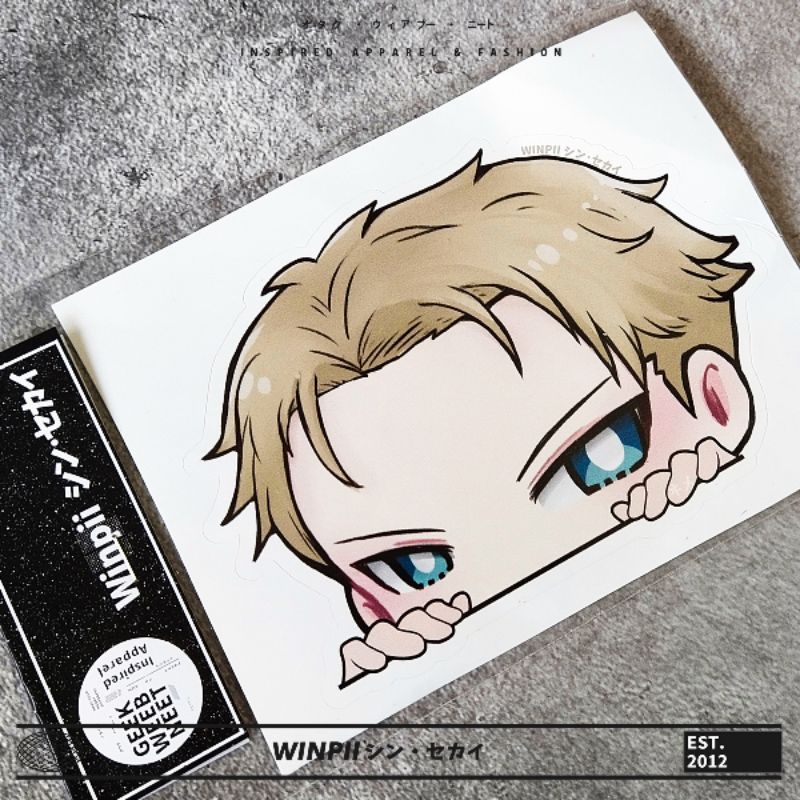 สติ๊กเกอร์ Peekking / สติ๊กเกอร์ Peekking Loid Forger Anime Spy x Family