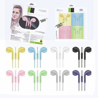 ✅100% Original Lucky U19 Macaron Color 3.5mm HIFI Headset Over Ear 1.2mm Earphone