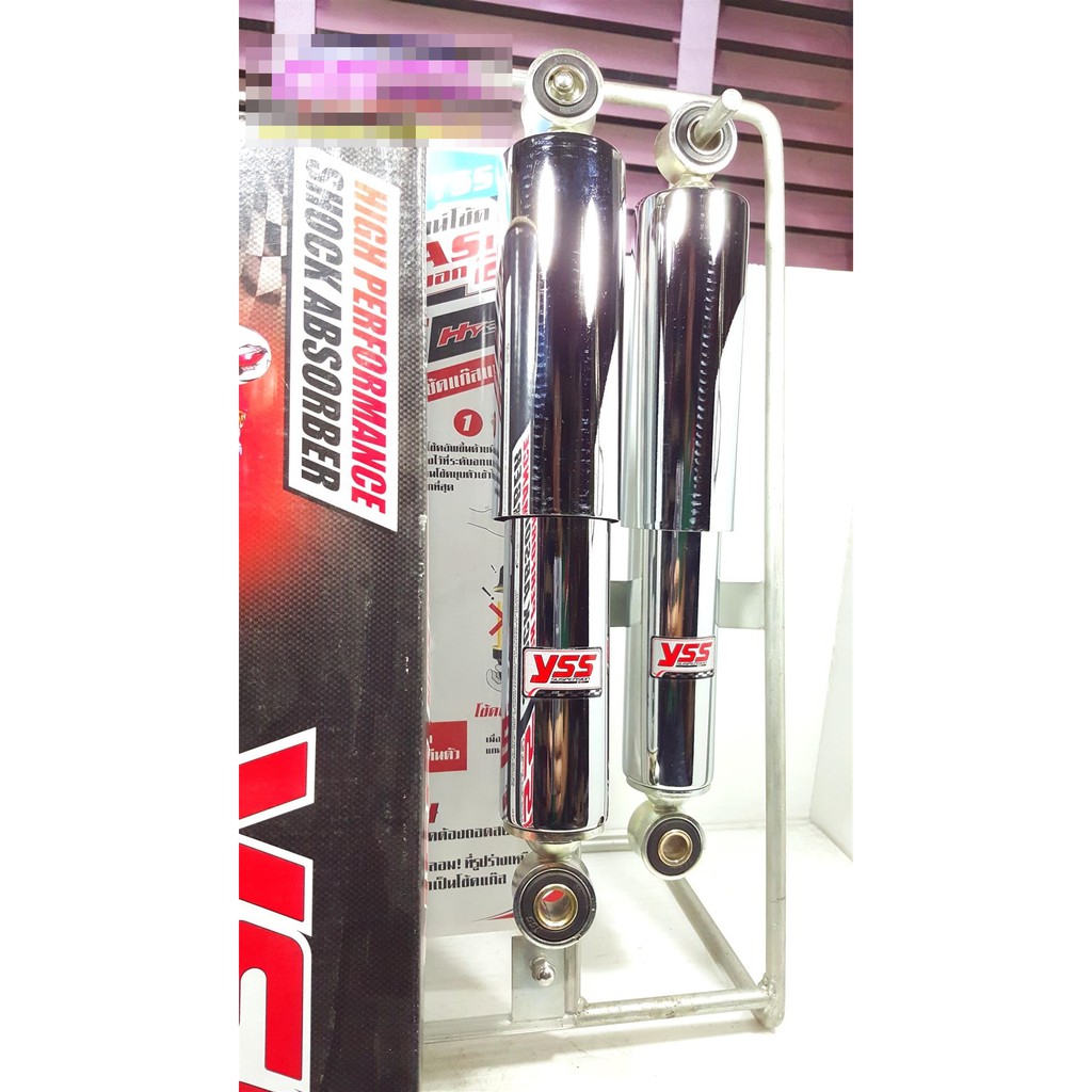 (Cella)โช้คอัพหลังคู่ YSS สำหรับ Honda Cella (ปลอกชุบ)