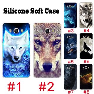 เคสโทรศัพท์มือถือ Samsung J3 J5 J7 2015 2016 ปลอก TPU อ่อน หมาป่าป่า