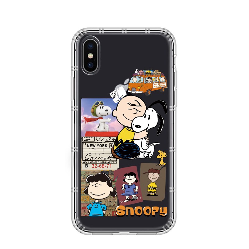เคสโทรศัพท์มือถือ Tpu ใส ลายการ์ตูน Snoopy น่ารัก สําหรับ IPhone 14 15 Pro Max 7 8 Plus Xs Max Xr 11 12 13 Pro Max X