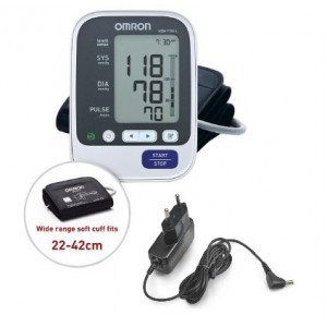 เครื่องวัดความดันโลหิตแบบดิจิตอล OMRON HEM-7130L (ผ้าใหญ่ 22-42 CM.) แถม ADAPTER แท้ รับประกัน 5 ปี