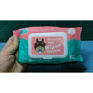 ทิชชู่เปียก 80 แผ่น กระดาษเปียก Baby Wipes กระดาษทิชชู่เปียก สูตรน้ำบริสุทธิ์ ผ้านุ่มชุ่มชื่น