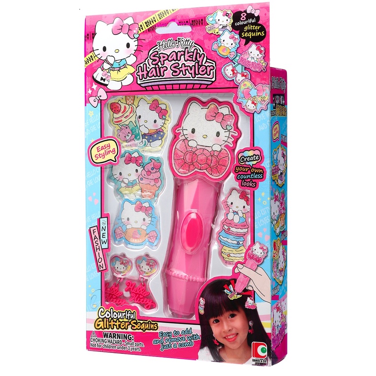 Hello Kitty Sparkly Hair Styler เฮลโล คิตตี้ เครื่องประดับแต่งผม KT-50141 ที่ติดผมเด็กผู้หญิง