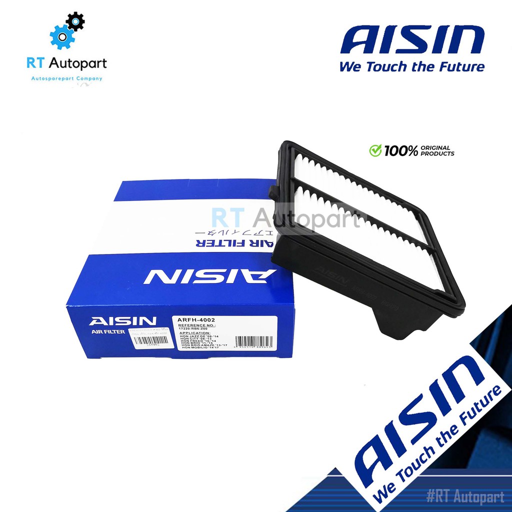 Aisin กรองอากาศ Honda City GM2 Jazz GE Brio Amaze Freed Mobilio ปี09-13  / 17220-RB6-Z00 / ARFH-4002