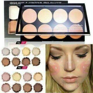 Odbo Highlighter &amp;Contour หน้าเรียว✔✔