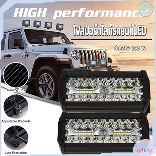 สปอร์ตไลท์ ไฟ Led 120W 12V 24V สำหรับมอเตอร์ไซต์ รถยนต์ ไฟสปอตไลท์ led สปอร์ตไลท์ ไฟตัดหมอก ไฟส่องสว่างหน้ารถ