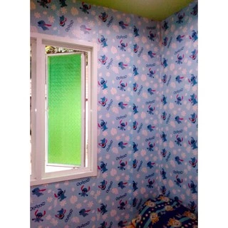 (ส่งด่วนฟรี 24 ชม) Wall Kip วอลเปเปอร์ สติช ติดผนัง สติ๊กเกอร์ มีกาวในตัว ติดเองได้