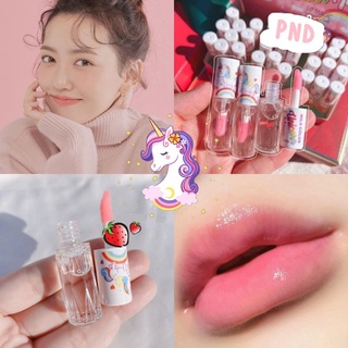 ราคา🦄 ลิปมินิ ลิปออย บำรุงปาก ทาทับลิปแมทให้ดูวาวปากฉ่ำ ฟิวสาวเกาหลี NO.XH-027ila Color Magic Lip Oil Unicorn 🦄 ลิปมินิ ลิป