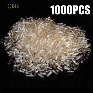 Tobie แคปซูลเจลาตินเปล่าสําหรับดูแลสุขภาพเพื่อสุขภาพ 1000ชิ้น