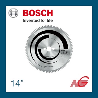 ใบเลื่อยวงเดือน BOSCH 14" 80-120 ฟัน MULTI MATERIAL มิเนียม