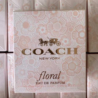 Coach new york Floral 90ml. (EDP) กล่องซีล แท้100% ทักแชทเข็คสต็อกก่อนสั่งนะคะ