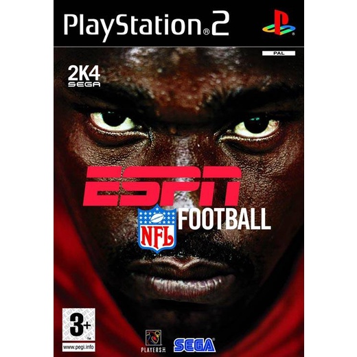 ESPN NFL Football (Europe) PS2 แผ่นเกมส์PS2 เกมเพล2 แผ่นไรท์ อเมริกันฟุตบอลps2