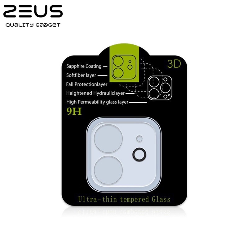 ZEUS ฟิล์มติดกระจก กล้องโทรศัพท์ รุ่น i12mini , i12 , i12Pro , i12ProMax , i13mini , i13 , i13Pro , 