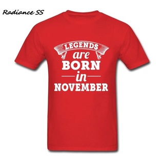 ◕Hip Hop Legends Are Born In November Birth Red Mens Short Round T Shirts