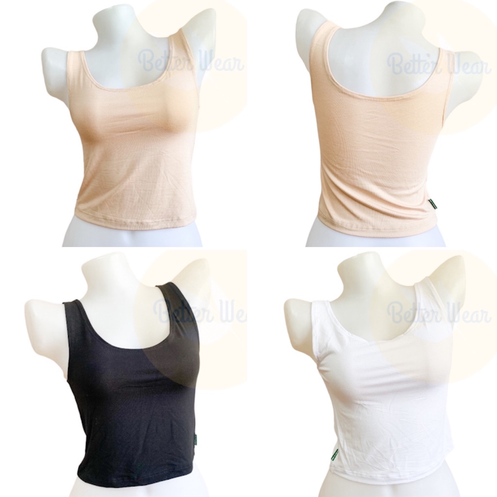 Spandex12 เสื้อกล้ามผ้าสแปนเด็กซ์ ใส่ซับใน ผ้านิ่มมาก ฟรีไซส์รอบอก 26-40นิ้ว #dance