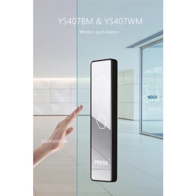 ปุ่มกดเปิดปิดประตูอัตโนมัติ ปุ่มกดแบบMirror (*** ต้องใช้กับกล่องรับสัญญาณความถี่สัญญาณ 433.92Mhz***)