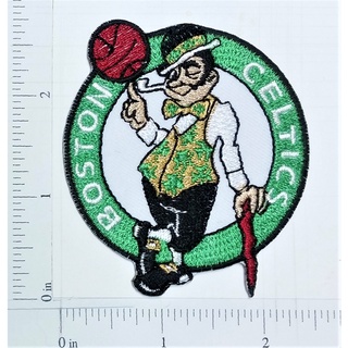 NBA Boston Celtics Basketball team sport โลโก้ บอสตัลเซลติก เอ็นบีเอ บาสเก็ตบอล กีฬา ตัวรีดติดเสื้อ เย็บติดเสื้อ