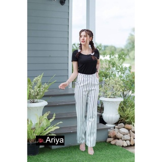 🔖🔖Tag : Ariya Brand ชุดเข้าเซ็ตเสื้อ+กางเกงขายาว (Size 2XL)