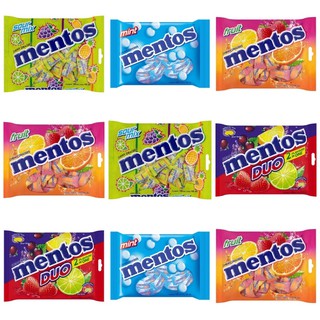 Mentos เมนทอส รุ่นถุง (100 เม็ด) ขนาด 270กรัม (เลือกรสได้) ลูกอม