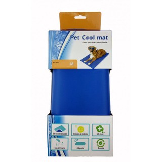 Pet Cool mat แผ่นเจลเย็น ที่นอนเย็น เบาะนอนเย็น สำหรับสุนัขและแมว Size S ขนาด 40x30 ซม.