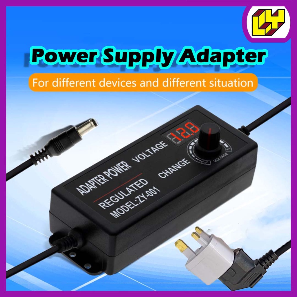 DC 3-24V 3A DC Transformer ตัวควบคุมแรงดันไฟฟ้าปรับแหล่งจ่ายไฟอะแดปเตอร์ DC 3-24V 3A