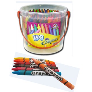 สีเทียนขนาดกลาง บรรจุถัง 150 แท่ง Kidart