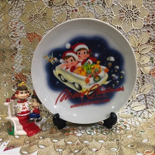 จานเซรามิก Merry Christmas With PEKO &amp; POKO 1999 Japan มือสอง ราคาถูก 🍽