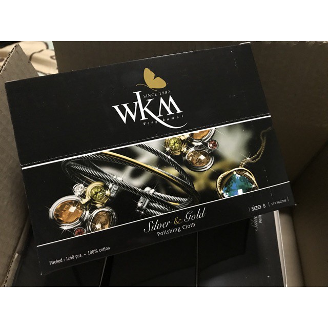 WKM Silver & Gold Polishing Cloth